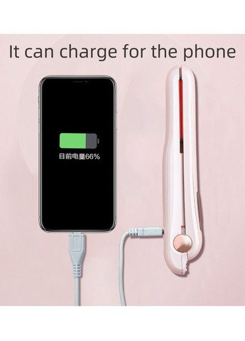 Аккумуляторный утюжок для волос AE-507, компактный беспроводной 2 в 1 Cnaier (313110921)