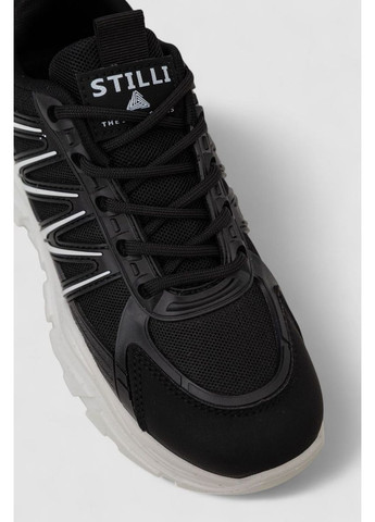Кроссовки женские,, 248RA120 Stilli чёрно-белые всесезоны (365593535)