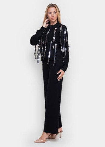 Черный свитер 110-68123-87 черный black sam Samange