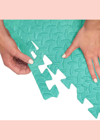 Мат-пазл (ласточкин хвост) Mat Puzzle EVA 120 x 120 x 1 cм Mint Cornix XR-0234 (340459271)