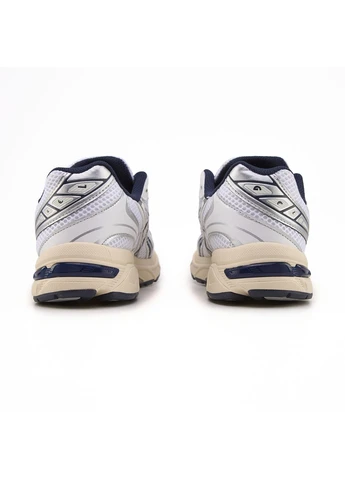 Белые демисезонные кроссовки мужские asics gel-1130 white black beige асикс гель 1130 белые No Brand