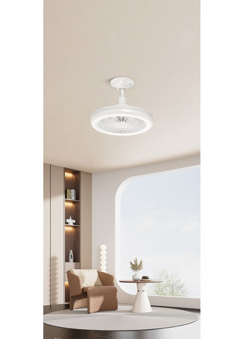 Светодиодная люстра-вентилятор 2H-010, Белый Valeso (353495482)