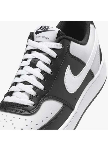 Жіночі Кросівки W COURT VISION LO NN Білий Чорний Nike комбіновані демісезони (367586594)
