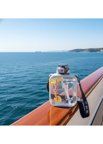 Пляшка TKK SPORT для води 1600 мл із безпечного тритану. Фіолетова No Brand (296101822)