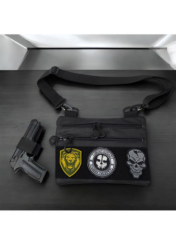 Чоловіча сумка кобура з натуральної шкіри, для скритого носіння з кобурою, чоловічий месенджер No Brand (365813154)