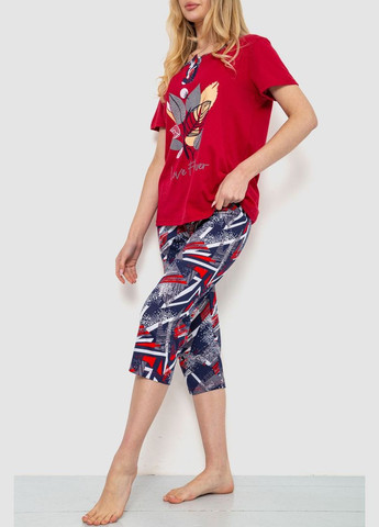 Комбінована жіноча піжама з принтом Ager 219R111