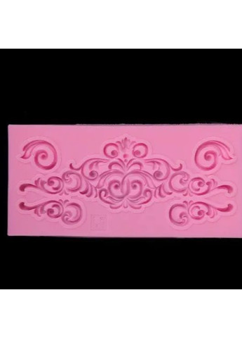 Молд силіконовий Абстракція 132 на 64 мм рожевий Jannet молди (357205511)