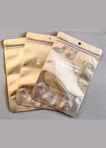 Зіп-пакети зі струнним замком zip-lock зип-лок для спідньої білизни Soft&Cool Underwear 14 см х 21см PTR No Brand (317763937)