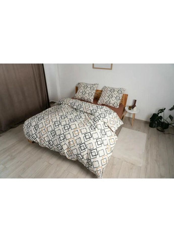 Простынь-чехол на резинке евро Вдохновение 2-04019-26861 200х200 см карамельная ТЕП (327791935)