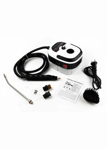 Пароочиститель для уборки дома 2500 Вт парогенератор электрический 7 насадок 1,2 л белый (2104618604) No Brand (341679338)