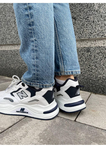 Білі Осінні кросівки чоловічі new balance 990 white blue silver нью беланс 990 No Brand