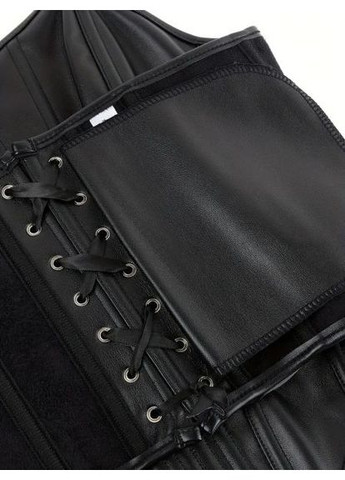 Женский корсет из экокожи, со шнуровкой, размер (арт.388) No Brand (362495514)