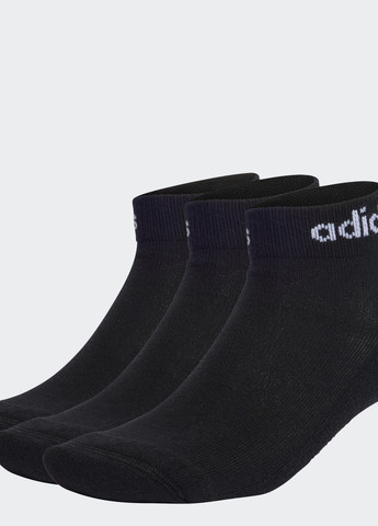 Три пари шкарпеток Linear Ankle Cushioned adidas (284282298)