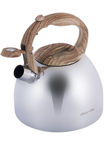 Чайник Whistling Kettle 2.7л сатин зі свистком Kamille (288185751)