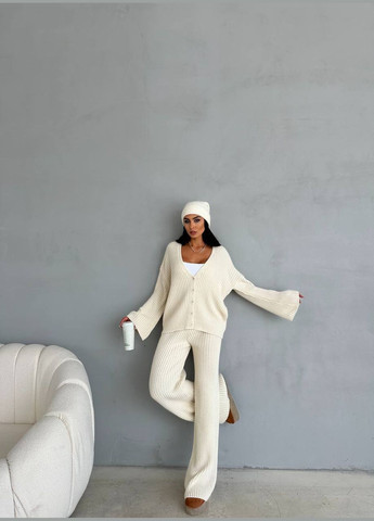 В'язаний костюм двійка, кардиган та брюки Adelante (316354785)