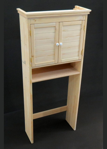 Стеллаж над унитазом из дерева Азрак бланже (СУТ-001301) No Brand (328293292)