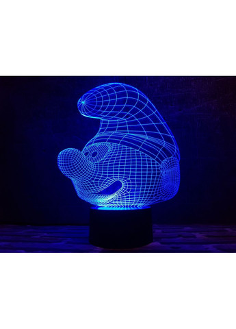3D ночник-светильник "Смурфик" 3DTOYSLAMP (279325457)