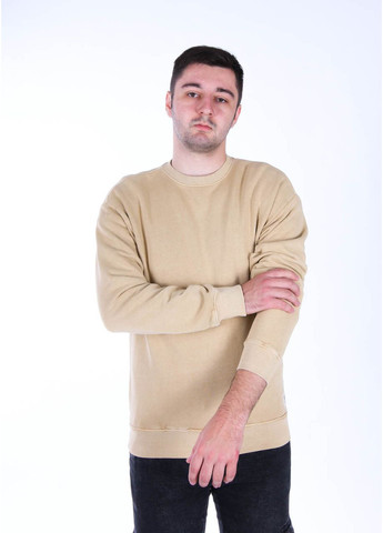 Бежевий одяг чоловічий світшот 020425 ов бежевий gv3473 сша l(р) Reebok (371885245)