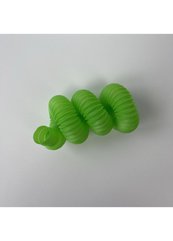 Набір тактильних антистрес-трубок Pop Tube, зелена та червона No Brand (371372765)