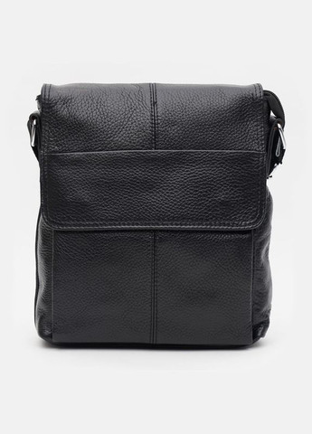 Сумка чоловіча шкіряна через плече K13107bl Чорний Keizer (302007775)