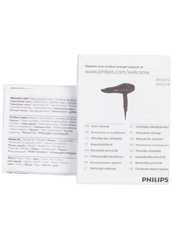 Фен BHD274/00 Philips (306527640)