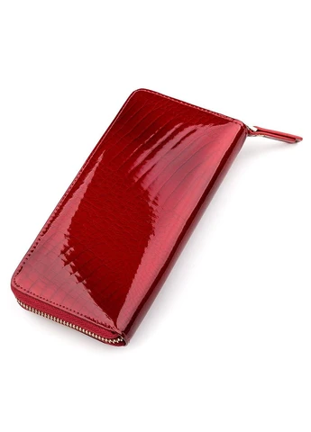 Кошелек женский ST Leather (S7001A) вместительный Красный Верховинка 18436 (398291555)