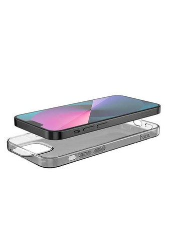 Чехол Light Series для iPhone 15 Plus Прозрачно Hoco (304253848)