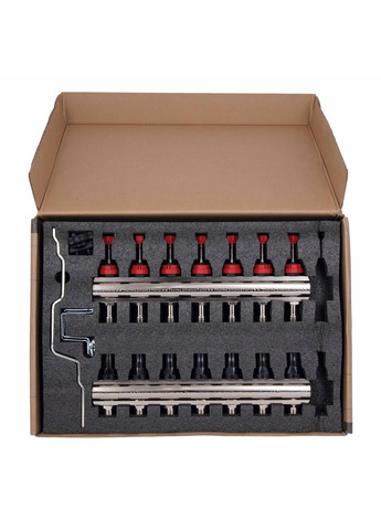 Коллектор с расходомерами Forte 1" 7 выходов SD Forte SF001W7 (341326332)