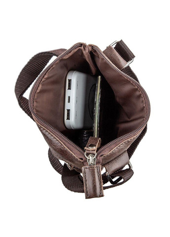 Сумка 11136 з натуральної шкіри Коричнева Shvigel (366880594)