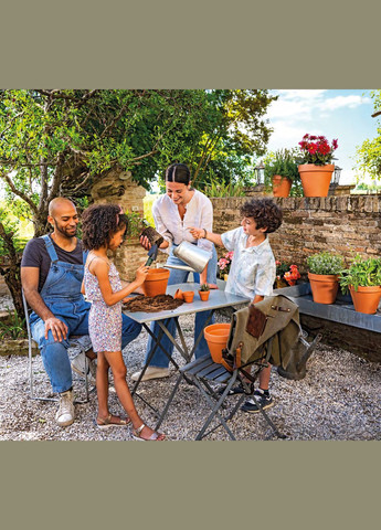 Горшок меццо-сопрано d17*h12*v1,3 котто, керамика + поддон, керамика Deroma (332056428)