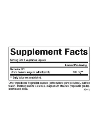 WellBetX Berberine 500mg - 120 vcaps Natural Factors (392264359)