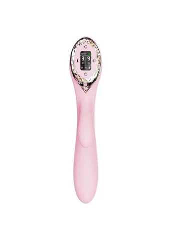 Надувающийся вибраторкролик с головкой Kistoy A-King LED-экран - CherryLove KissToy (282710490)