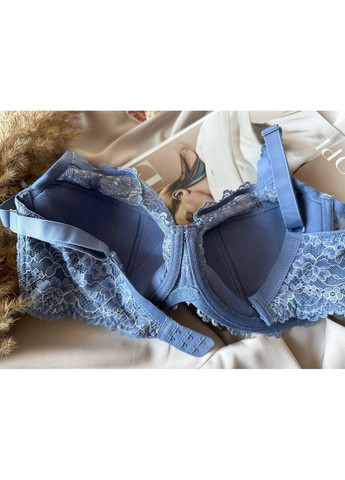 Блакитний бюстгальтер блакитний на груди великого розміру з м'яким поролоном Lanny Mode