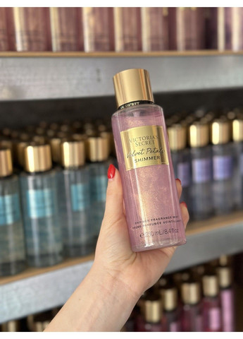 Velvet Petals Shimmer - парфюмированный спрей(мист) для тела Victoria’s Secret c шиммером, 250 мл Victoria's Secret (316644563)