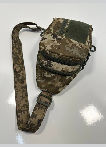Сумка месенджер через плече чоловіча, піксель, слінг, тактична UA (338424007)