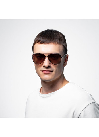 Сонцезахисні окуляри з поляризацією Авіатори чоловічі 472-150 LuckyLOOK 472-150M (322846537)