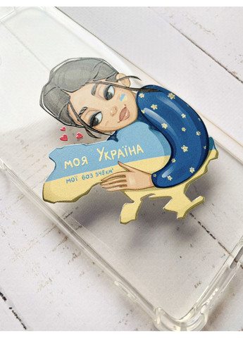 Чехол с утолщенными углами на Samsung Galaxy A35 (A356):: Моя Украина (принт 2) Creative (360697144)