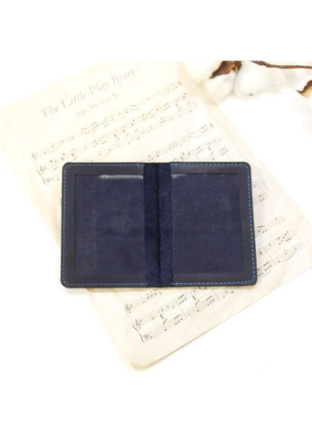 Обкладинка на посвідчення адвоката з натуральної шкіри Crazy Horse синій No Brand (366239633)