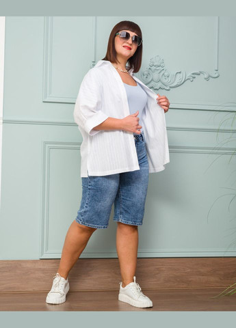 Біла блуза 15100 Alenka Plus