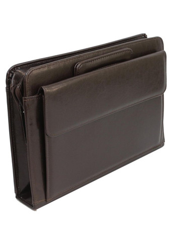 Папка-портфель из эко кожи коричневая JPB (361157205)