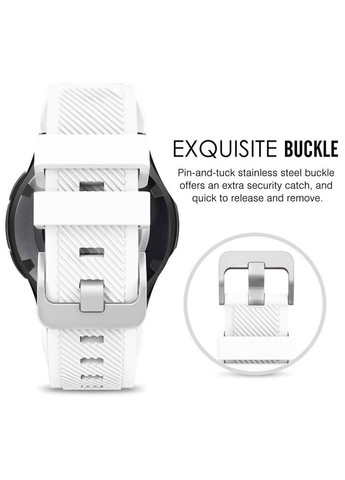 Силиконовый ремешок для часов Huawei Watch GT / GT Active 46mm - White Primo (333337012)