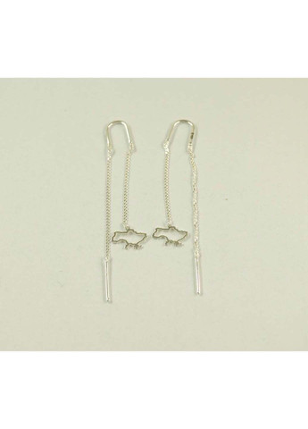 Серьги Maxi Silver (311277762)