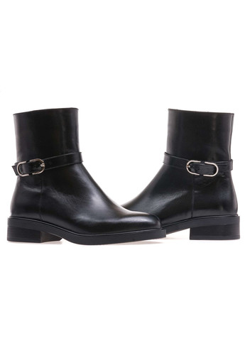 Черевики жіночі 6314-1B/BLACK LEATHER Ikos (366732825)