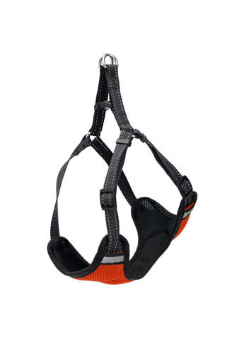 Шлей нагрудник из нейлона со светоотражающими элементами и пластиковой пряжкой 10 мм Оранжевый Kareline (339075489)