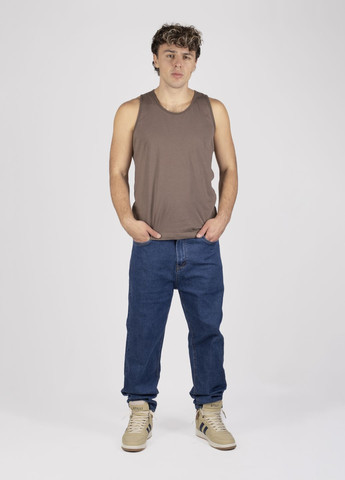 Синие демисезонные мом фит джинсы мужские 344865 Power