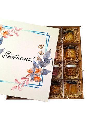 Ексклюзивний подарунок для чоловіка на день народження. Велика коробочка корисних солодощів. Царство Меду (330027652)