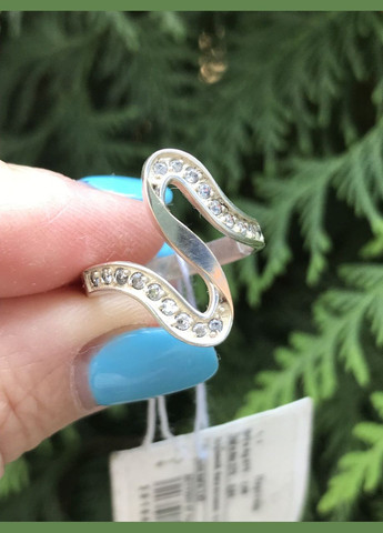 Срібна каблучка з золотом Розаліна 652к, розмір No Brand (317577659)