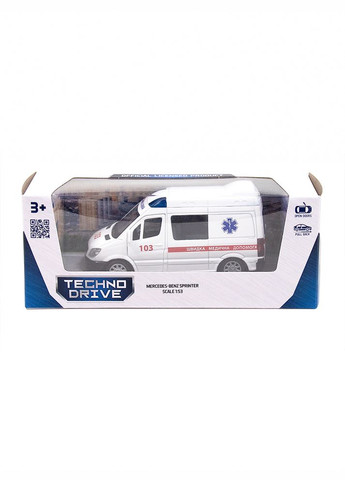 Автомодель - Mercedes-Benz Sprinter Швидка допомога колір білий CB-00230147 TechnoDrive (314887390)