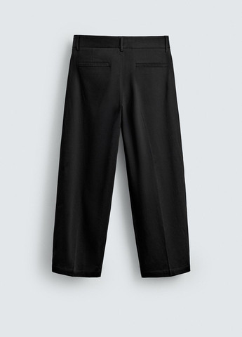 Черные повседневный демисезонные брюки Zara