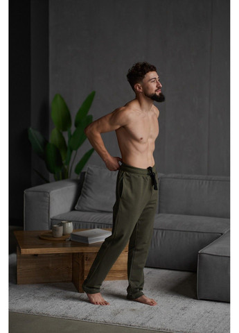 Хаки повседневный демисезонные прямые брюки Handy Wear